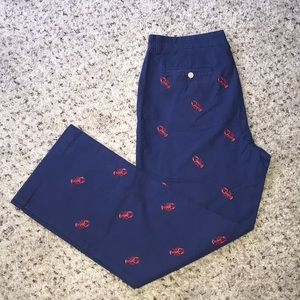 Vineyard Vines men’s lobster embroidered pants
